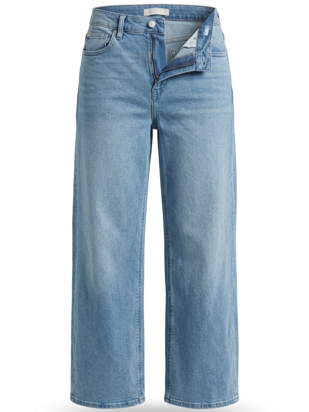 Quince Light Blue Wide-Leg Jeans